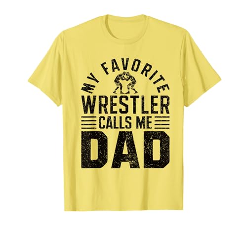 Wrestler Daddy Funny Wrestling Dad T-Shirt