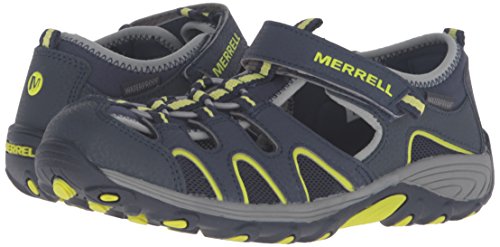 Merrell Hydro H2O Hiker Sandal Sport, Navy/Lime, 13 Us Unisex Little Kid #TOP7