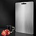 Produktbild Titan Schneidebrett, Titanium Cutting Board 34x23cm Schneidebrett Edelstahl Multifunktion Doppelseitiges Schneidebretter Titan Chopping Board für Obst Fleisch Gemüse