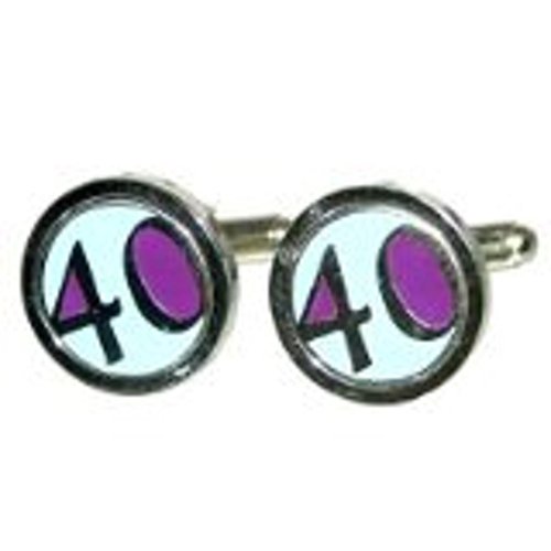 Mancuernillas para hombre 40 años o aniversario