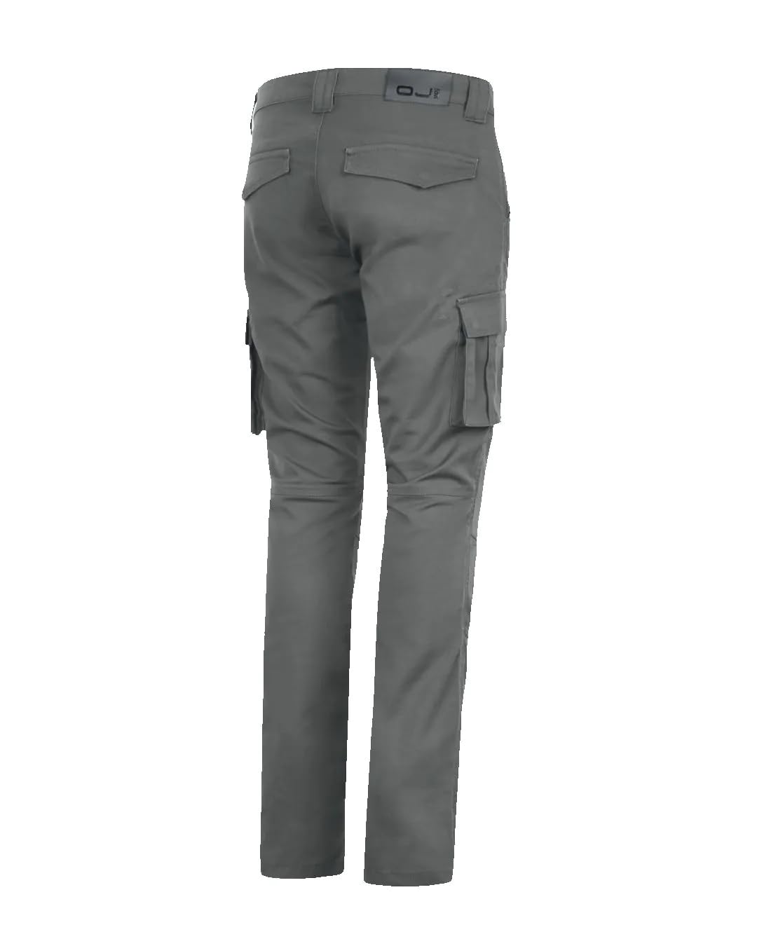 OJ Cargo Black Pantaloni Moto Uomo in Cotone Elasticizzato – Pantaloni Biker Casual con Tasche Multiple, vestibilità Comoda, Ideali per Guida e Uso Quotidiano, Nero EU 56