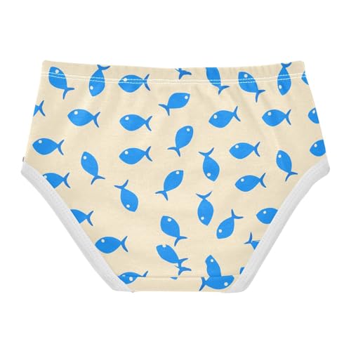 Ocean Fish Yellow Toddler Girls's Underwear 2T 23028612