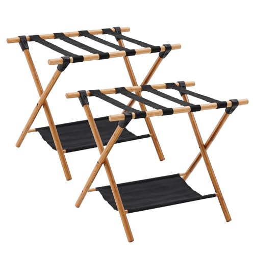 Yosamy Grand Porte Bagages Pliable, Lot de 2...