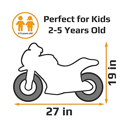 image for KIDZEÜG Push Bike Balance Ride-on - for Toddlers and Kids 2-5 Years O
