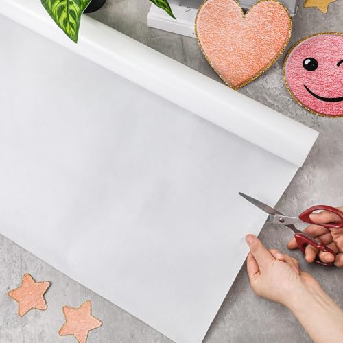 Image of 2 Roll White Bulletin Board Paper 12 x 4 ft Large Fabric Classroom Decor | 4x12 ft Fadeless Display Background, Durable for DIY Crafts Classroom Bulletin Boards, Back to School Decorating Projects