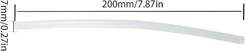 Miniatura 2 de YHXiXi 20 barras de pegamento caliente transparentes de 0.27 x 7.87 pulgadas, varillas de repuesto de pistola de pegamento caliente para tela de