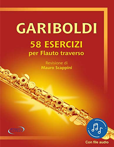 Gariboldi. 58 esercizi per flauto traverso. Con file audio in str...