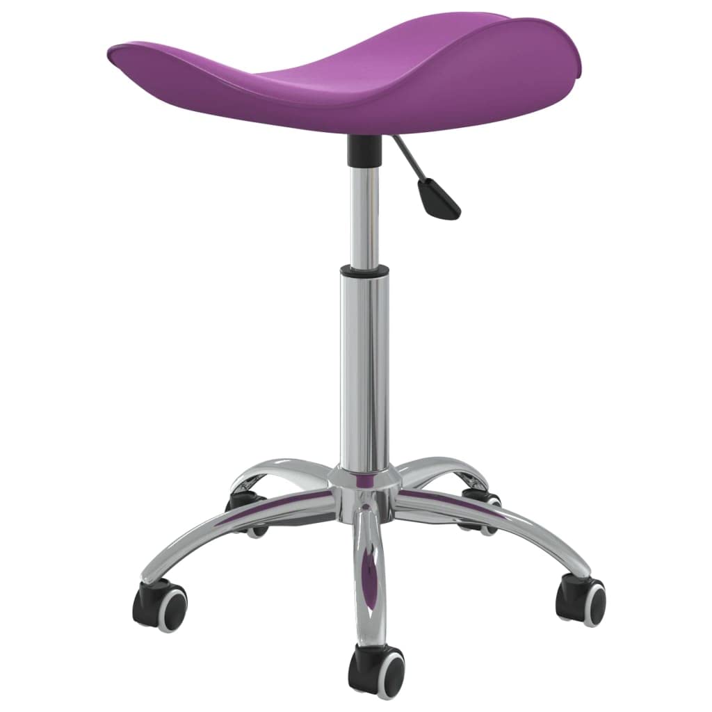 Taburete de peluquería, piel sintética, altura regulable, giratorio, con 5 ruedas, ergonómica, para salón de belleza, peluquería, peluquería, estudio profesional