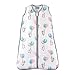 molis&co Muslin Sleeping Bag and Sack, Premium Cotton Breathable Wearable Blanket for Baby, 18-36 Months, 0.5 TOG