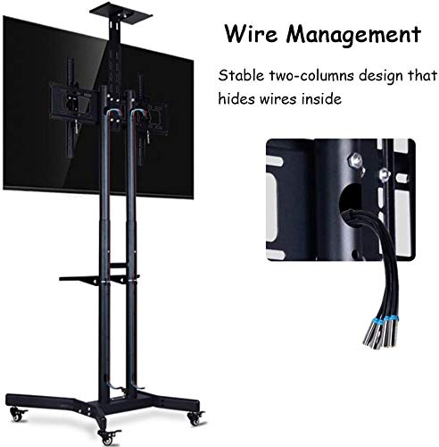 Soporte móvil para TV Rolling TV Stand para habitaciones y aulas miniatura 3