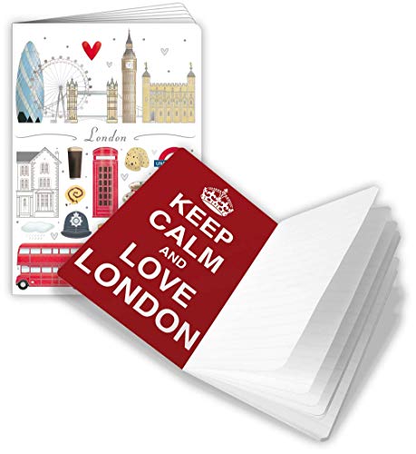 Quire Doodle Carnet de notes Motif Londres Format A6 Cover