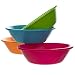 Set of 8 | Premium Quality Unbreakable Plastic Cereal/Soup Bowls in 4 Assorted Colors