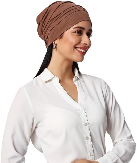 Chemo Silky Soft Slouchy Snood Bamboo Cap Beanie for Women Cancer Hair Loss Turban Hat Chemo Headwear Women - Image 2