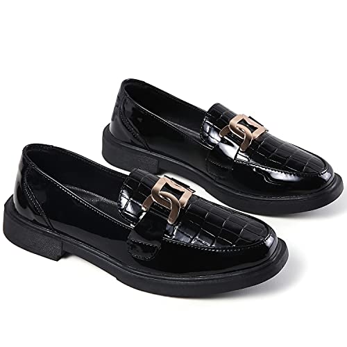 Image of VOCNTVY Loafers for Women Slip On Comfort Business Work Shoes
