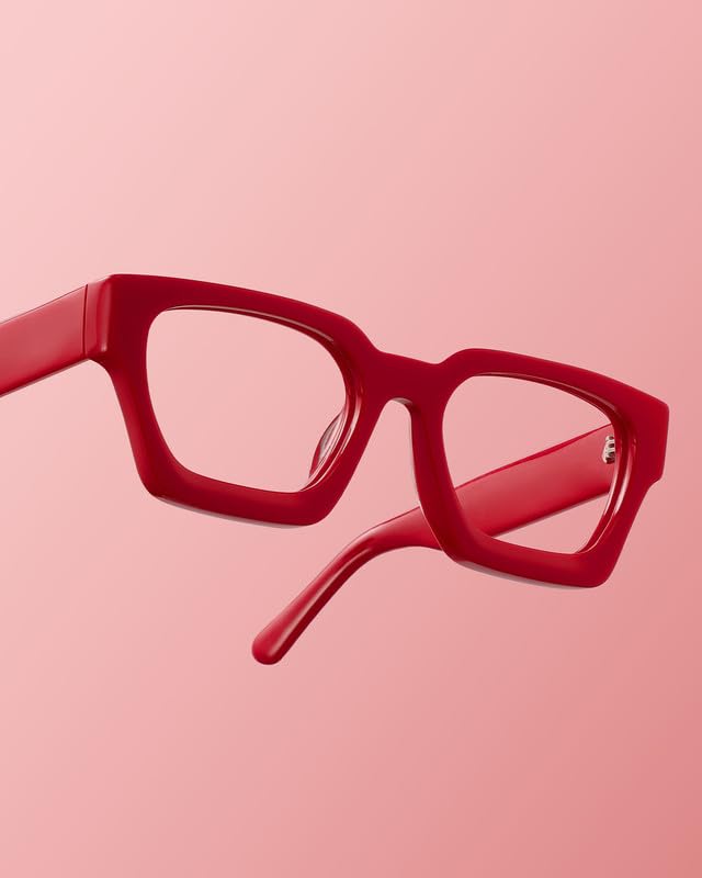 Image of Blue Light Blocking Glasses - Anti Glare & Eyestrain, 99% Filter, Lightweight Acetate Frame for Gaming /Office /Reading