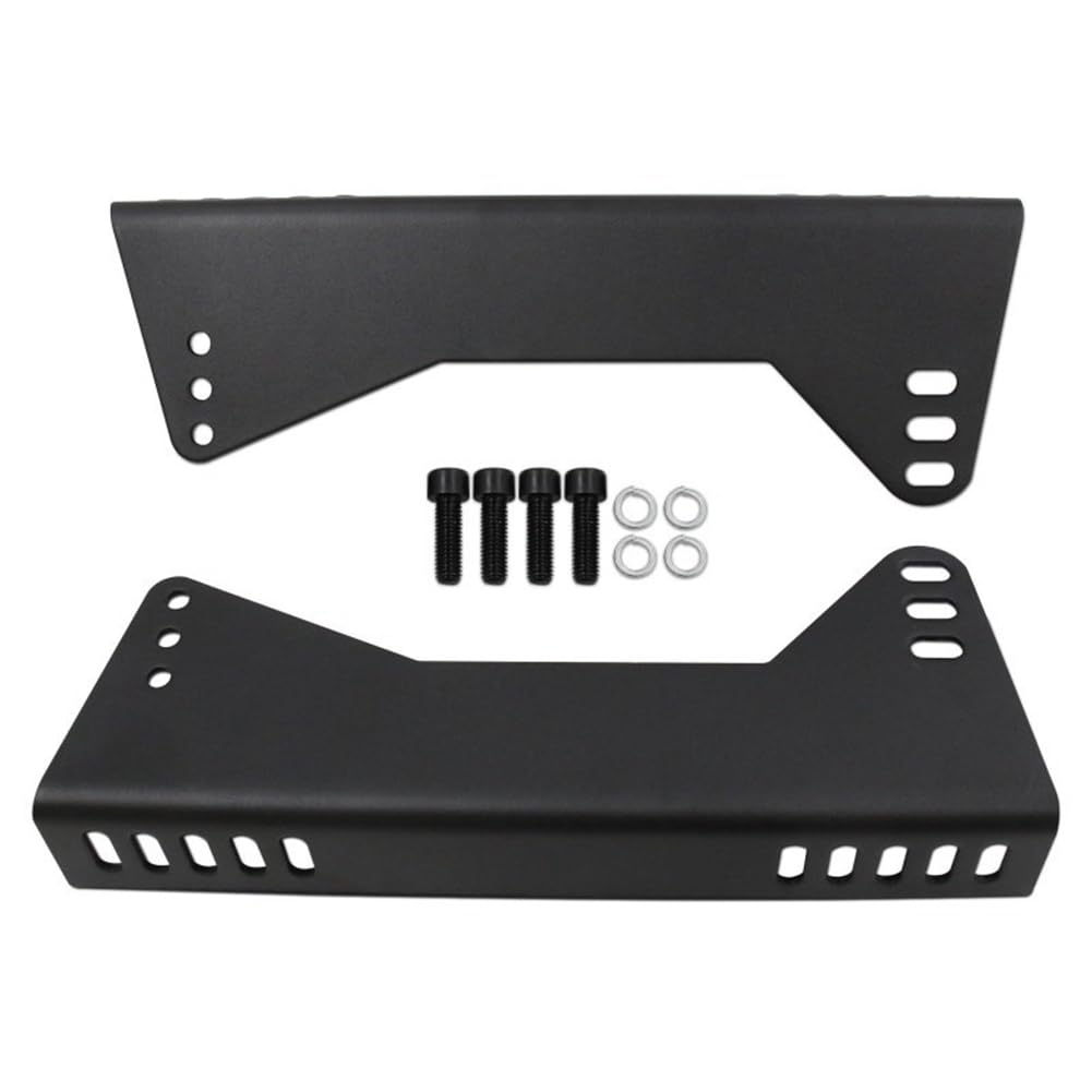 Ijsdnvjndx Black Replacement Seat Side Mounts Bracket, Seat Bottom Mounting Bracket For (Black)