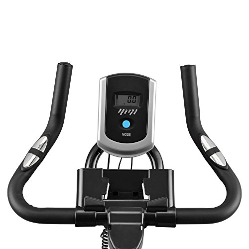 [in.tec] Bicicleta estática/Indoor Cycling - Blanca - Ejercicio en casa - Fitness - Spinning