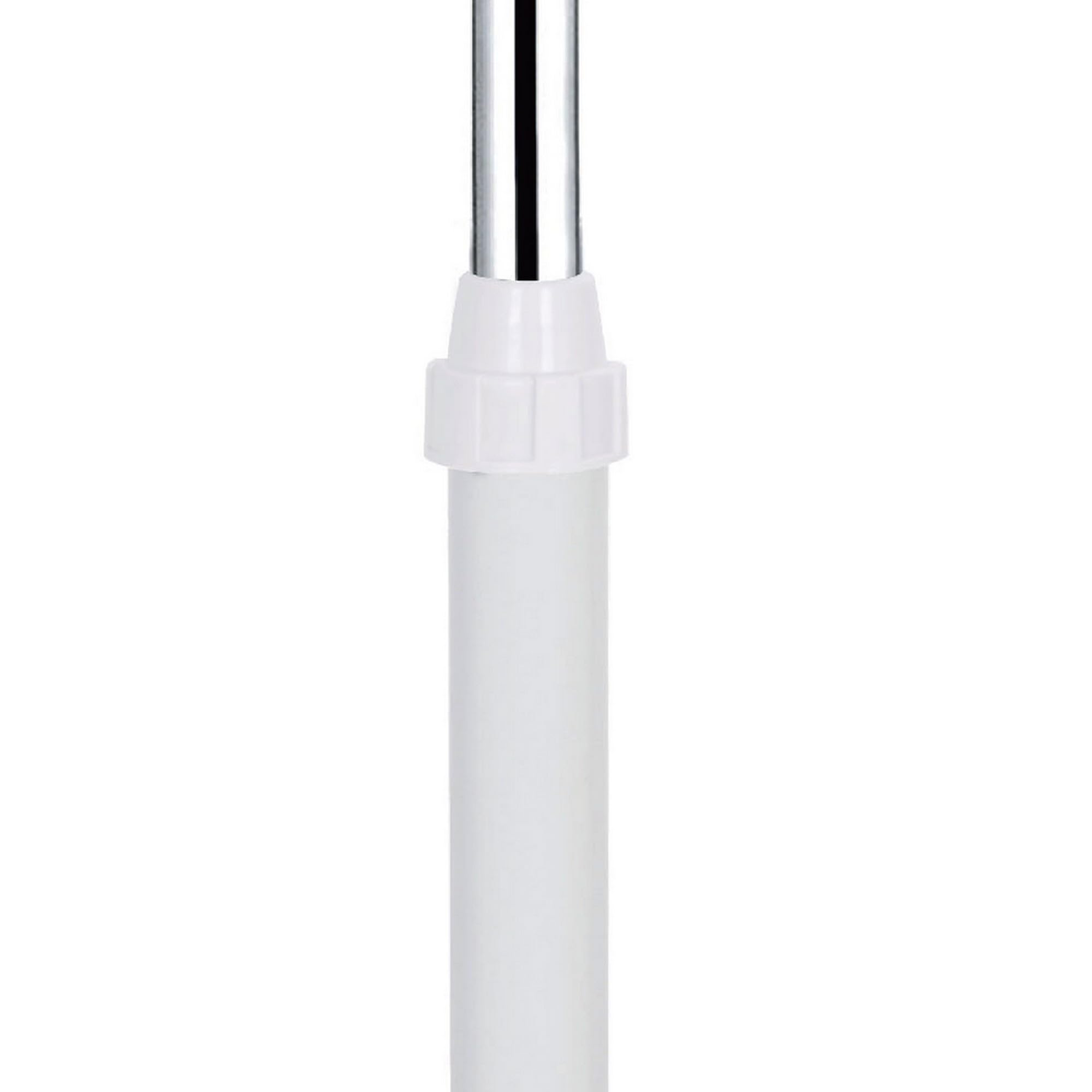 KAMBERG - Wentylator 40 cm na białych uchwytach - 3 stopnie prędkości - OŚWIETLENIE - Regulacja wysokości - SILENCIAL - GRILE BEZPIECZNE - 45 W
