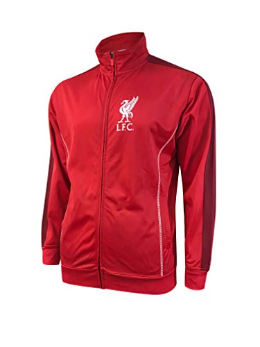 Veste de survêtement Liverpool FC avec fermeture éclair vêtement football homme