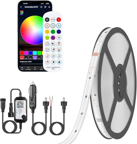 TENDIST Boat Led Light 33FT, 12V RGB Waterproof Pontoon Boat Lights Exterior, IP67 Upgraded Marine Boat Interior Lighting with App for Pontoon, Deck, Bass, RV, Fishing Kayak