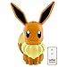Teknofun- Evoli télécommandé Pokemon Lampe LED 3D, 811242, Marron, 30cm
