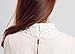 Cotton Dickey Collar Fake Collars Half-Shirt Insert False Collar for Gilrs Women Classic Cotton-White