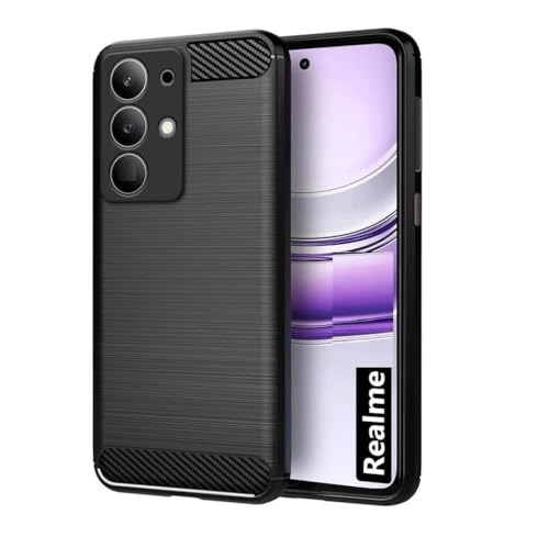 Image of Soft Flexible Hybrid Armor Back Case Compatible with Vivo T4x 5G / iQOO Z10x 5G -Black