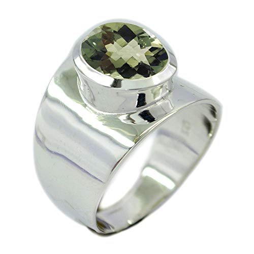 Image of 55Carat Choose Your Color Natural Gemstone Sterling Silver Rings Birsthone Jewelry Handcrafted Sizes 5-13