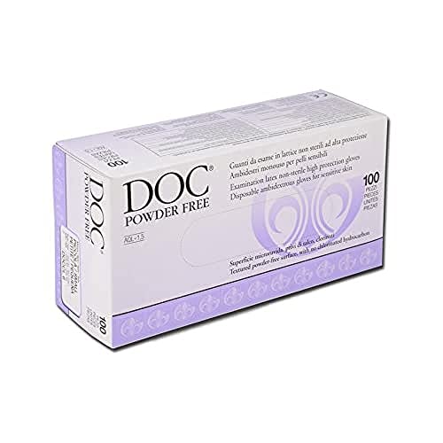 Jardinería S.R.L. doccl 9 guantes de látex, sin polvo, talla XL (Pack de 100) Cover