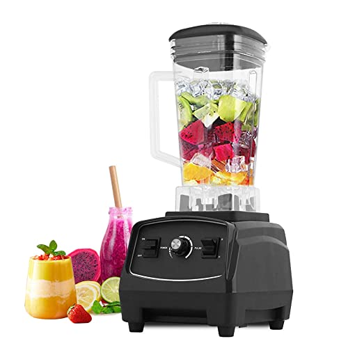 Licuadora Mezcladora De Grado Comercial De 2200 W, Procesador De Alimentos De Alta Potencia, Licuadora De Frutas Con Barra De Batido De Hielo, Sin Bpa, Capacidad De 2 Litros, Velocidad Variable,B