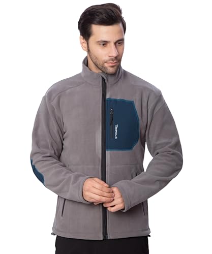 Image of TRIPOLE Men's Fleece Jacket for Hiking and Daily Use