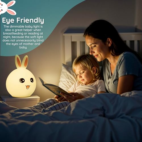 Add Cute Rabbit Night Lamp for Kids - Image 5