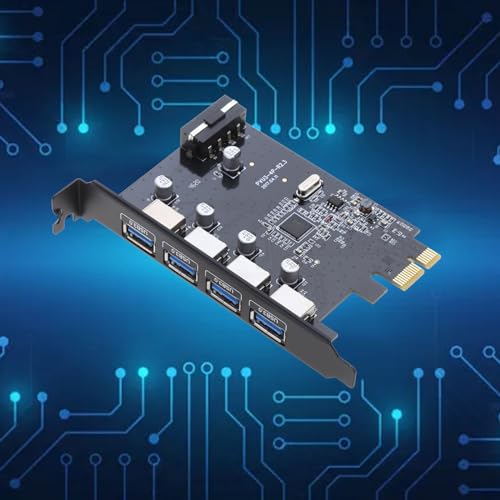 PVU3-4P Desktop PC Computer PCI-E To USB3.0 PCI-E Expansion Card 5V 0.9A USB3.0 Power Supply Firm Double Folding Design - Image 9