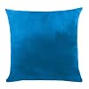 perfk Winter Fluwelen hoes hoes Auto Sofa hoes , Blauw-45x45cm