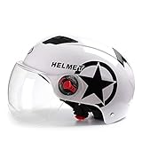 Praktische Funktionen: Der verstellbare Kinnriemen und der Kopfumfang können eingestellt werden. Das abnehmbare und waschbare Futter hält den Helm sauber und geruchsfrei. Das doppelte Belüftungsdesign auf der Oberseite des Helms trägt dazu bei, dass der Fahrer kühl und bequem bleibt. Versteckte Lüftungsöffnungen können verhindern, dass Regenwasser eindringt.