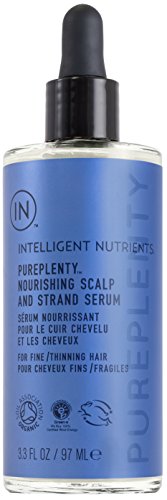 Intelligent Nutrients PurePlenty Nourishing Scalp and Strand Serum - DHT Blocker for Women & Men, Hair Serum with Plant Stem Cells that Promotes Fuller & Stronger Hair (3.3 oz)