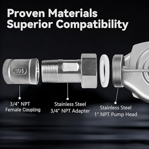 AIDPATH 10.1GPM Smart Hot Water Circulation Pump/Recirculating Pump 45Watts