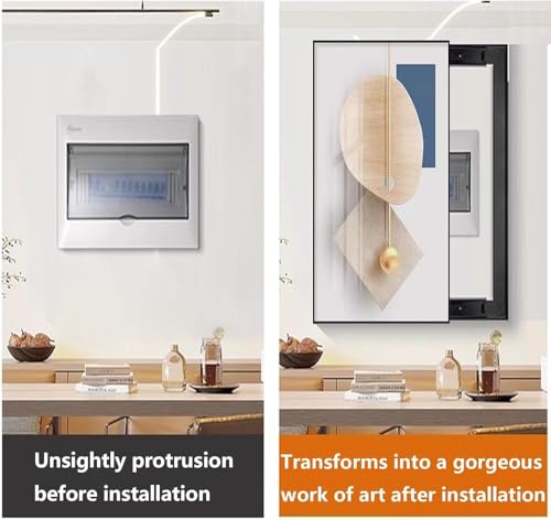 Creative Detachable Meter Box Cover - Decorative Indoor Electric Meter Distribution Box Hide Paintings, Wall Hanging Art for Home or Office, Stylish and Functional Design