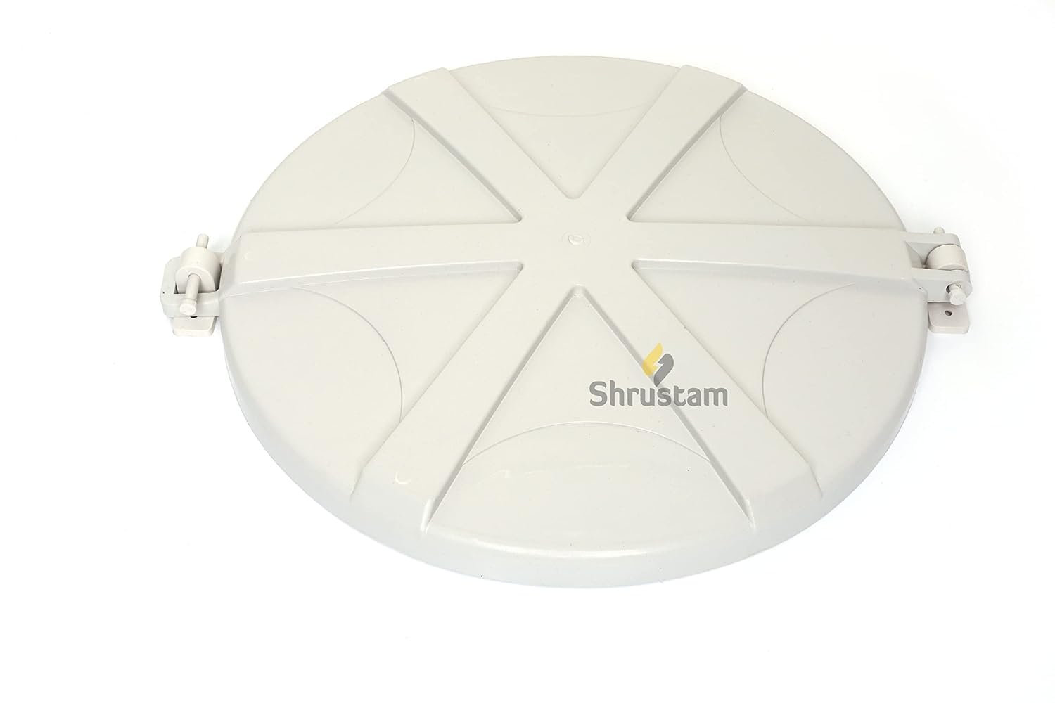 Shrustam Unbreakable Hinge Type Plastic Water Tank Cover - 19" (LID) White (500-2000 Liter) (B0D22KF3W8) Amazon Price History, Amazon Price Tracker