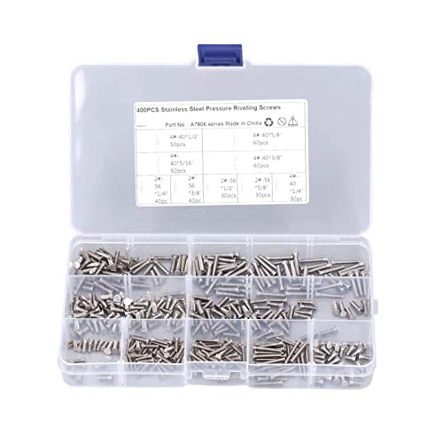 Riveting Screw, Avoid Lost Riveting Screw Kit High Strength For Diy #TOP30