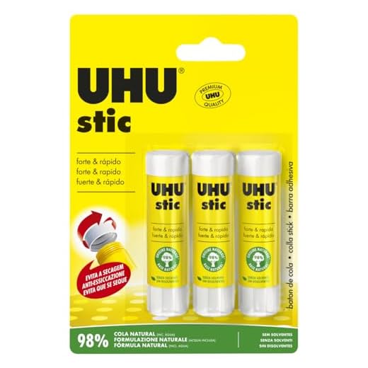 Klebestift stic , 3 x 8,2 g auf Blisterkarte ,Sortiert
