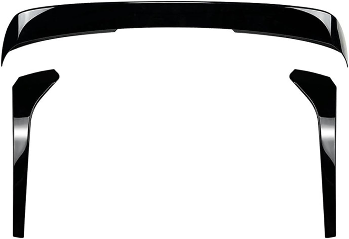 Compatible with VW Tiguan Ordinary MK2 2017-2023 Rear Window Side Spoiler Wing Splitter Accessories Tuning Body kits Refit R-line(Side Wing CarbonLook)