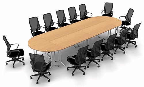 TEAMtime 14 Person Conference Meeting Seminar Tables Set Model 5446