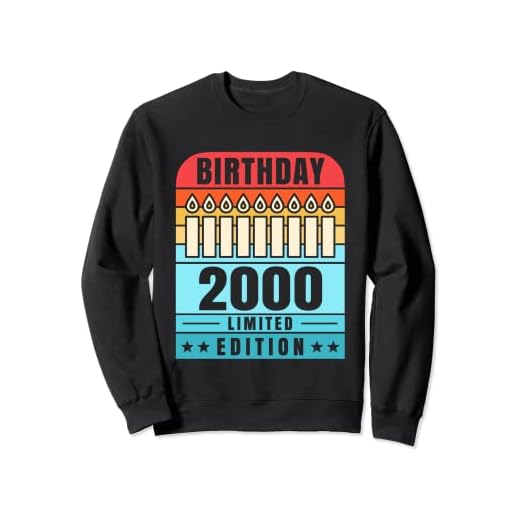 Camiseta vintage 2000 para hombre, edición limitada, cumpleaños 2000 Sudadera