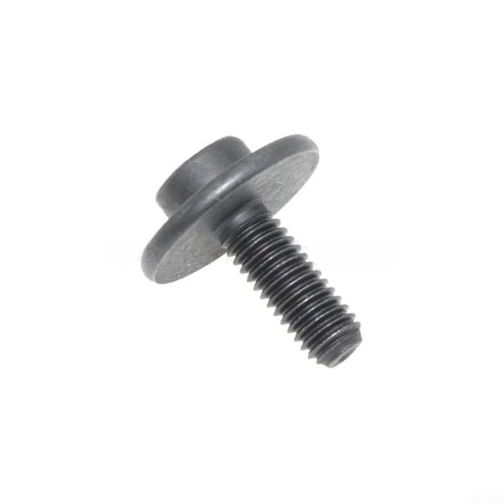 Paquete de 9 pernos de tornillo de acero para sierra ingletadora BLS713 LS0714 DLS714, cierre negro para reparación de herramientas eléctricas y montaje estable