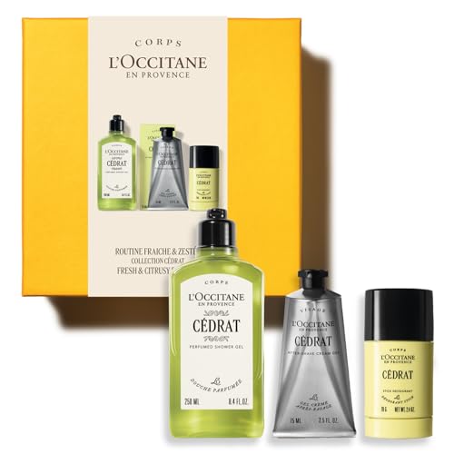L'OCCITANE - Cofre de Navidad Rutina Corporal Cédrat