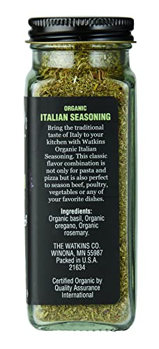 Image of Watkins Organic Italian Seasoning, 1.1 Ounce, 3 Count