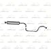 Northeastern Exhaust | Direct-Fit Exhaust Resonator Pipe Compatible for Infiniti I30 1997-1999 3.0L | Free Gaskets and Clamp Included | Automotive Replacement Part