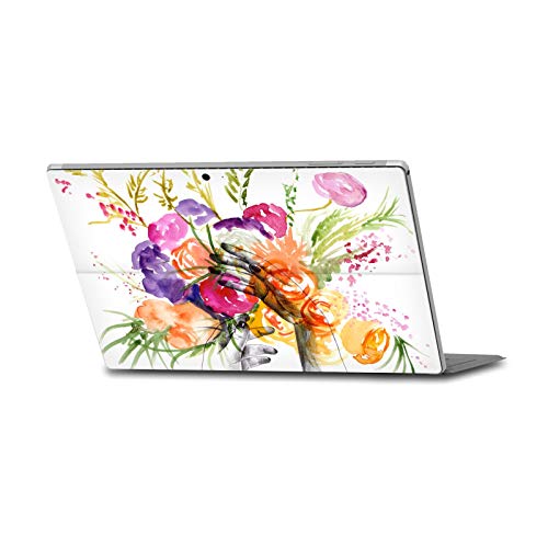 Skin Surface Pro 4 5 6 anti-rayure autocollant vinyle fleuri