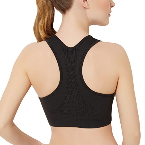 Image of Amante Reversible Non Padded Wirefree Womens's Sports Bra